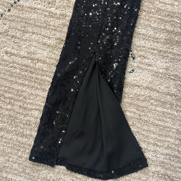Wayf sequin black pants size small - Picture 2 of 4